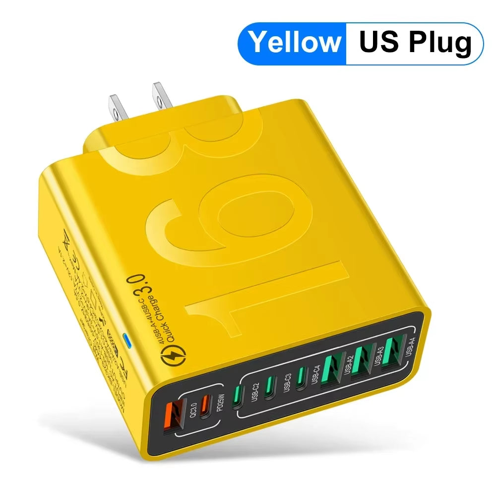 High-Speed Multi-Port USB-C Charger